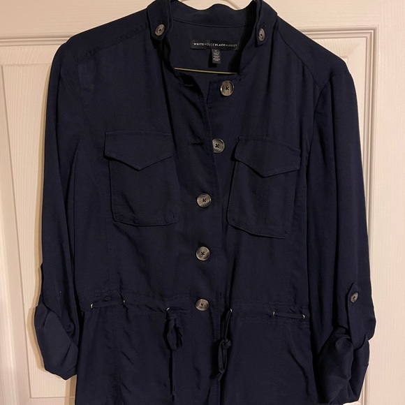 White House Black Market lightweight jacket size 2 - Picture 2 of 3